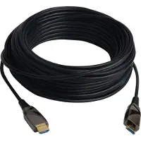 Techly HDMI 4K 60Hz AOC LWL Kabel 2xHDMI Stecker 19polig Laenge 10m Hohe Bestaendigkeit bei EMI und RFI