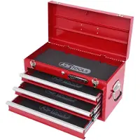 Ks Tools Werkzeugtruhe mit 3 Schubladen-rot, L508xH255xB303 mm