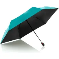 Knirps U.200 Ultra Light Duomatic Regenschirm UV Protection turquoise with black coating