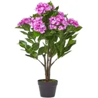 Homescapes KUNSTBLUME Hortensien lila, 85 cm