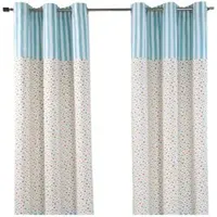Homescapes ÖSENVORHANG Sterne blickdicht 2er-Set, 137/182 cm