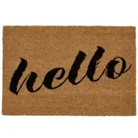 Homescapes FUSSMATTE Hello, Kokos 40/60 cm