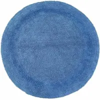 Homescapes BADEMATTE 80 cm rund, 100% Baumwolle, wendbar
