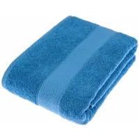 Homescapes BADETUCH Essential blau 100/150 cm