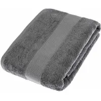 Homescapes BADETUCH Essential grau 100/150 cm