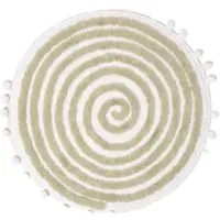 Homescapes BADEMATTE Spiral 60 cm, Baumwolle