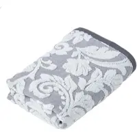 Homescapes HANDTUCH Damast grau