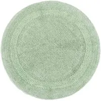 Homescapes BADEMATTE 80 cm rund, 100% Baumwolle, wendbar
