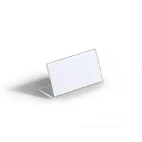 Durable Acryl-Tischnamensschild, L-Form, 52x100 mm,10 St.