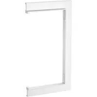 Obo Bettermann OBO 6132801 Wandabschlussblende SIGNA BASE 70x130 9010 84x160x10 Polycarbonat/Acrylnitril-Butadien-Styrol reinweiß RAL 9010 BRK WA70130 rws