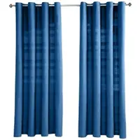 Homescapes ÖSENVORHANG Rajput blickdicht 2er-Set, 167/228 cm