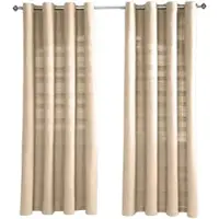 Homescapes ÖSENVORHANG Rajput blickdicht 2er-Set, 167/182 cm