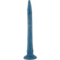 Beasty Cocks Lust-Aal - extra langes Dildo (blau)