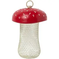 Homescapes VOGELFUTTERSPENDER Pilz-Design
