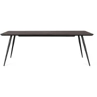 GINER Y COLOMER Meral Esstisch aus recyceltem Teakholz, 78 cm x 200 cm x 100 cm