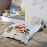 Fleuresse Mako-Satin Bettwäsche Sandmann silbergrau 100x135 cm + 40x60 cm