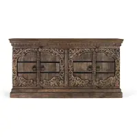GINER Y COLOMER Sideboard aus Bondi-Mangoholz, 91 cm x 180 cm x 45 cm