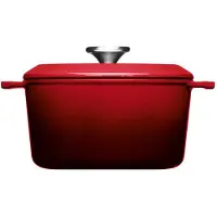 Woll Bratentopf Iron Ø20cm 2,8l Chili Red, 2,8 l, Rot, Keramik, Gas, Halogen, Induktion, 20 cm, 110 mm, 4,72 kg