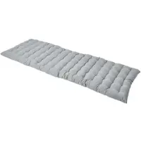 Homescapes BANKAUFLAGE 3-Sitzer grau 143/48/5 cm