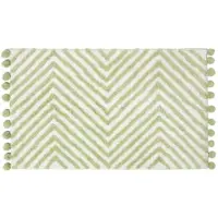Homescapes BADEMATTE 50/80 cm Chevron, Baumwolle