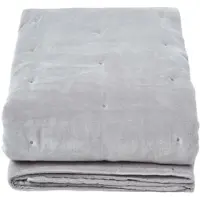 Homescapes SAMT-KUSCHELDECKE 120/150 cm, Baumwolle wattiert