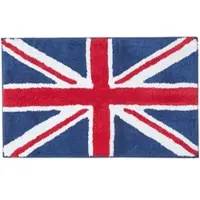 Homescapes BADEMATTE Union Jack 45/75 cm, Baumwolle