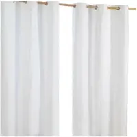 Homescapes ÖSENVORHANG blickdicht 2er-Set, 117/137 cm