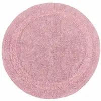 Homescapes BADEMATTE 80 cm rund, 100% Baumwolle, wendbar