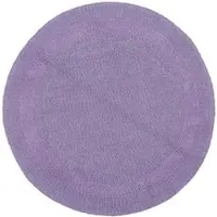 Homescapes BADEMATTE 80 cm rund, 100% Baumwolle, wendbar