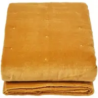 Homescapes SAMT-KUSCHELDECKE 120/150 cm, Baumwolle wattiert