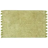 Homescapes BADEMATTE Pompons 50/80 cm, Baumwolle