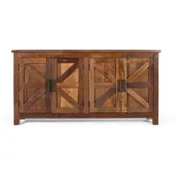 GINER Y COLOMER Sideboard „Nasville“ aus recyceltem Holz, 90 cm x 180 cm x 40 cm
