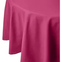 Homescapes TISCHDECKE weinrot rund 178 cm, 100% Baumwolle