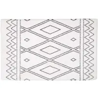 Homescapes BADEMATTE 50/80 cm Boho-Muster, Baumwolle