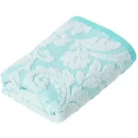 Homescapes HANDTUCH Damast aqua