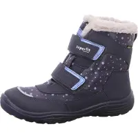 Superfit Mädchen Crystal Warm Gefütterte Gore-tex Schneestiefel, Blau Hellgrau 8