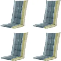 Madison – Hochlehnerkissen Nox – Mehrfarbig – 123 x 50 x 5 cm – 4er-Set
