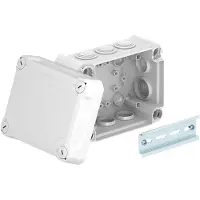 OBO Bettermann Vertr Kabelabzweigkasten lichtgrau, m. Deckel T 100 HD LGR