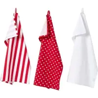 Homescapes GESCHIRRTÜCHER Polka Dots, 3er-Set, 100% Baumwolle