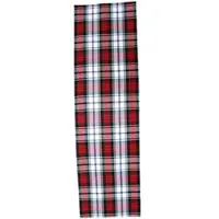 Homescapes TISCHLÄUFER Macduff rot kariert 44/178 cm, 100% Baumwolle