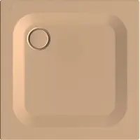 Bette BetteUltra Rechteck-Duschwanne mit BetteGlasur Plus, 850x850x25mm, 1589-003PLUS, Farbe: Bahamabeige
