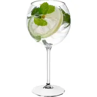 SANTEX Rotwein-/Gin Tonic-Glas - 650 ml - transparent - Kunststoff