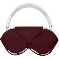 Kwmobile Hülle für Apple AirPods Max / AirPods Max 2 Case - Kopfhörer Tasche Etui aus Silikon - Cover in Bordeaux Violett