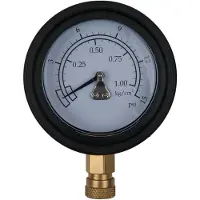 Ks Tools Manometer Ø 75,0 mm, 0 - 1 bar mit 1/4' Schnellkupplung ( 150.2327 )
