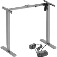 Sotech CAVO Tischgestell elektrisch – H 730 – 1190 mm, 80 kg Traglast, grau