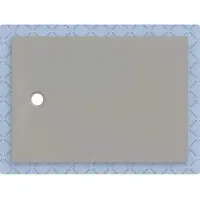 Geberit CleanFloor30 Duschfläche, integriert, mit Dichtvlies, 140x100cm, 551.023.29.1, Farbe: grau / matt