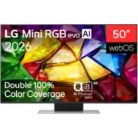 LG Mini RGB 50MRGB88B9B, 127 cm (50"), 3840 x 2160 Pixel, LED, Smart-TV, WLAN, Schwarz