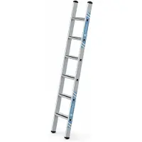 Zarges gebördelte Stufenanlegeleiter eloxiert Saferstep L 6 Stufen