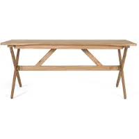 GINER Y COLOMER Aveno Mindi Holz-Esstisch 75 cm x 180 cm x 80 cm