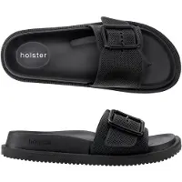 Original Brands HOLSTER Holster Laze Vegane Komfort-Pantoletten für Damen SCHWARZ 37